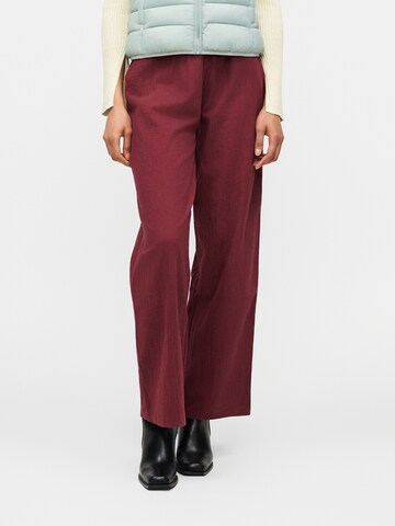 Wide Leg Pantalon 'ONLTizana' ONLY en rouge : devant