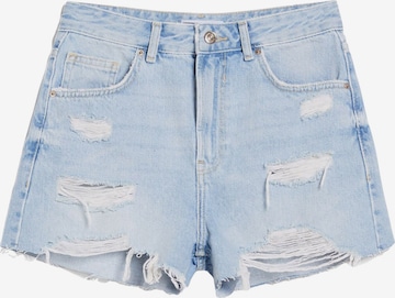 Bershka Shorts in Blau: predná strana