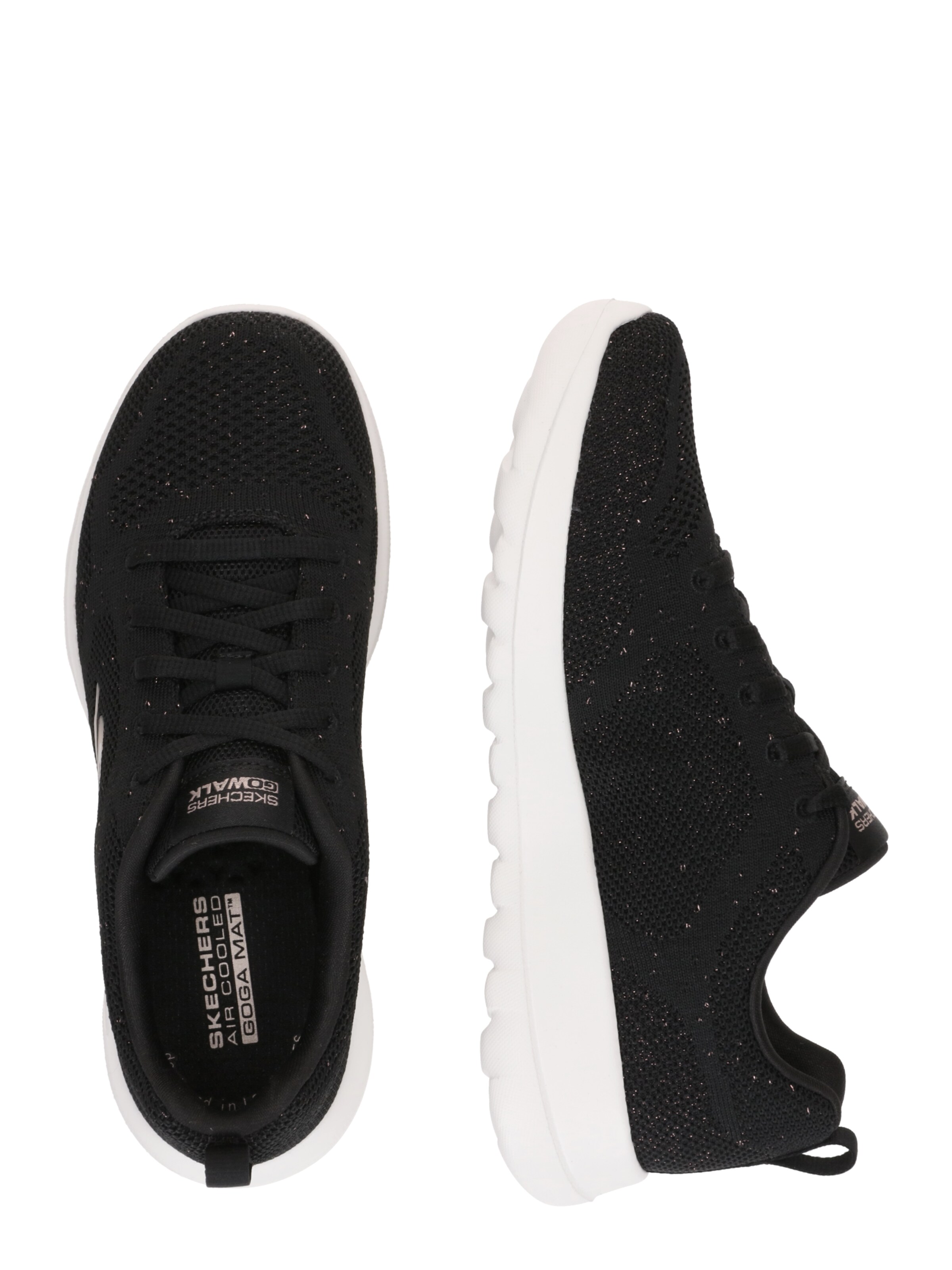 SKECHERS Trainers 'GO WALK JOY - VIOLET' in Black