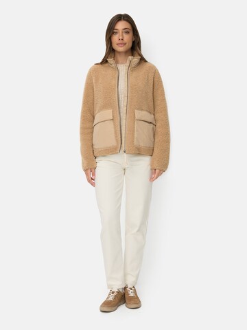 CAMEL ACTIVE Teddy Jacke mit Innentasche in Beige