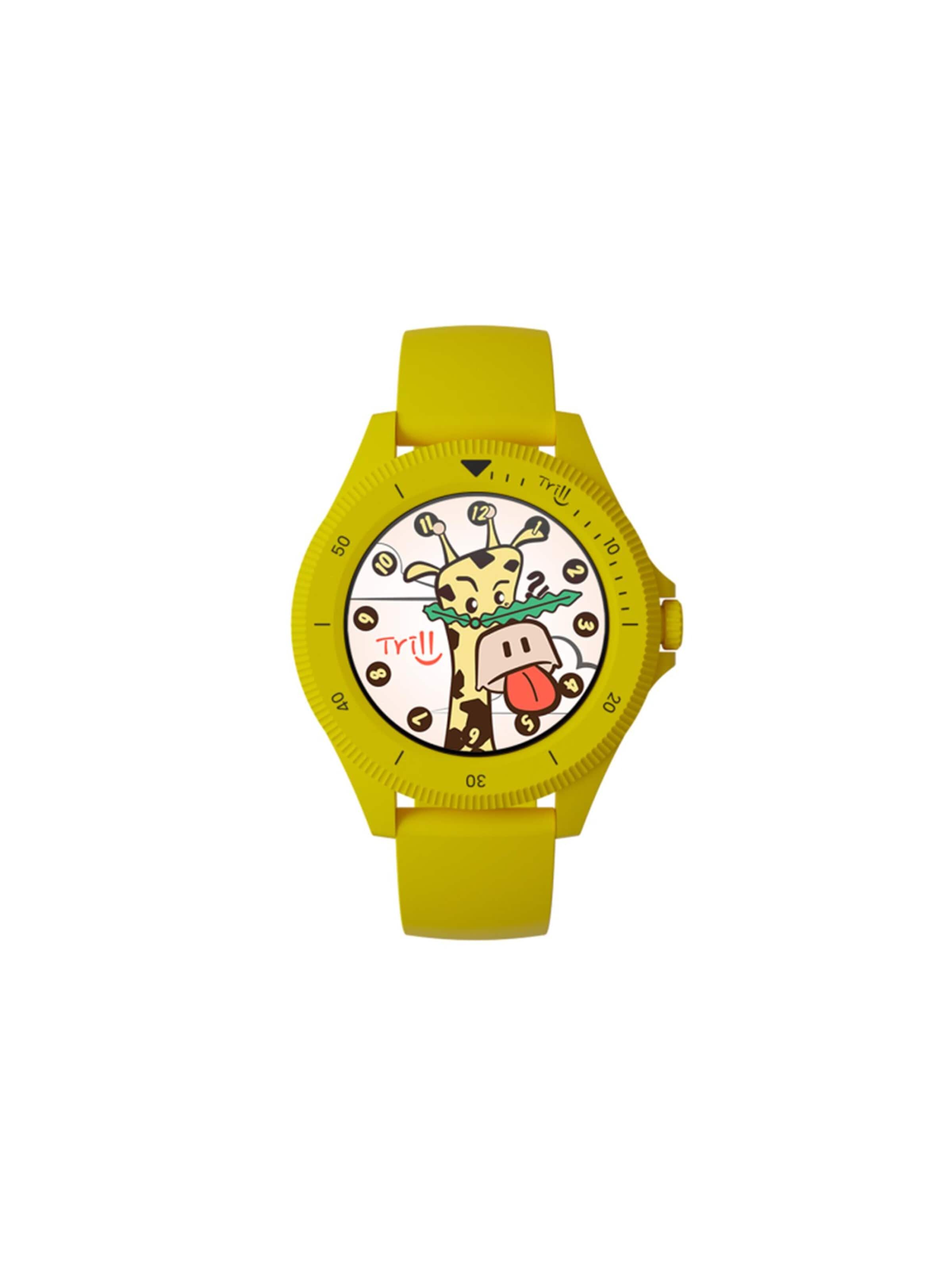 Techmade Watch 'Kinder Smartwatch Trill' in Yellow: front