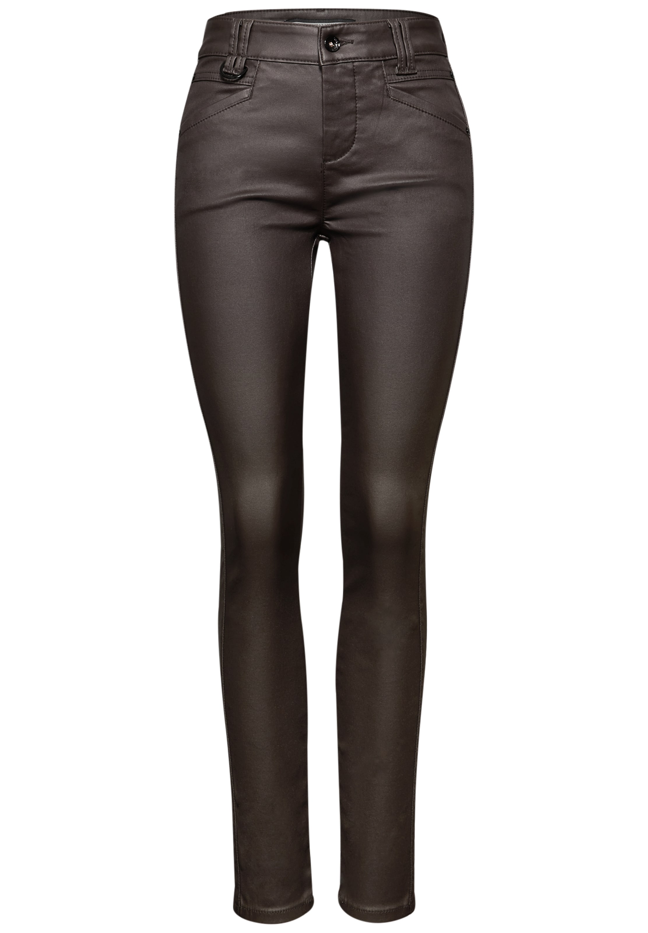 STREET ONE Pants in Brown: front