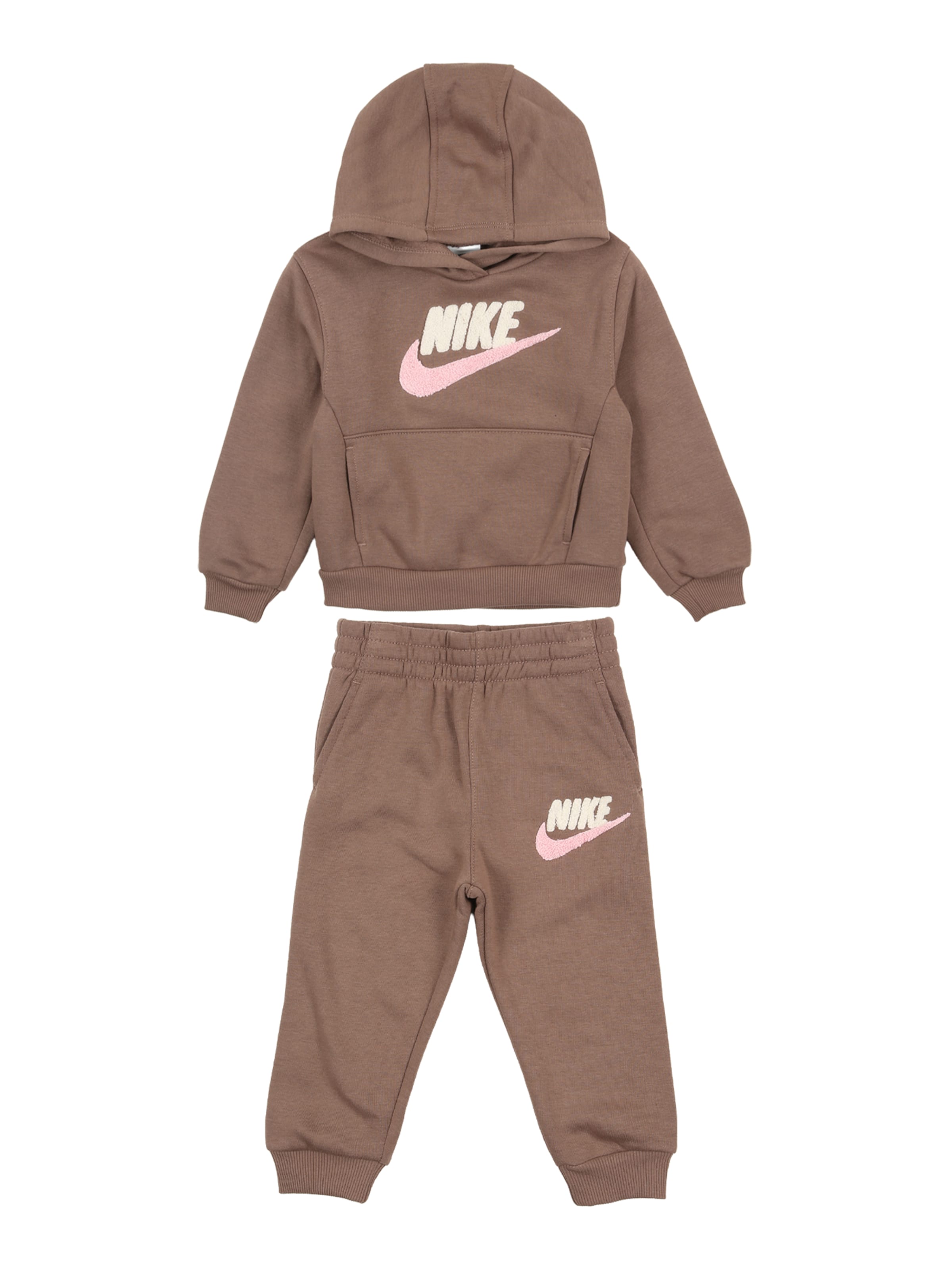 Survêtement 'CLUB FLC' Nike Sportswear en marron : devant