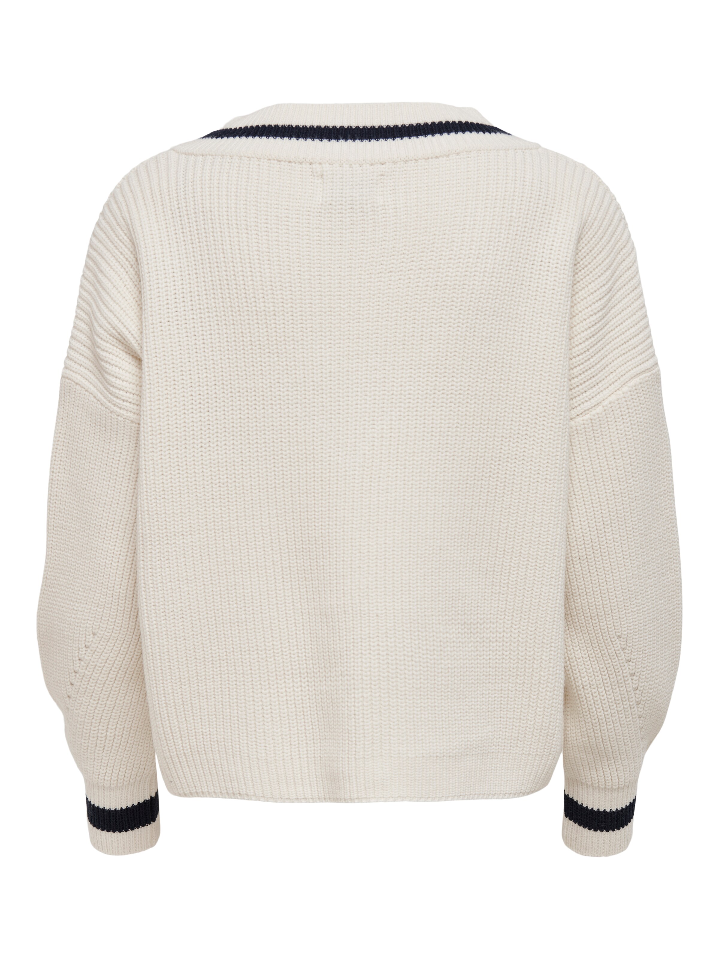 Grandes tailles Pull-over ONLY en Blanc 