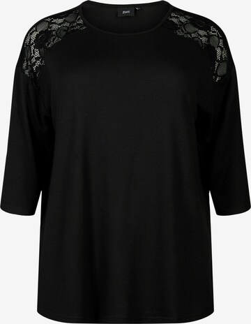 Zizzi Blouse 'LUCCA' in Black: front