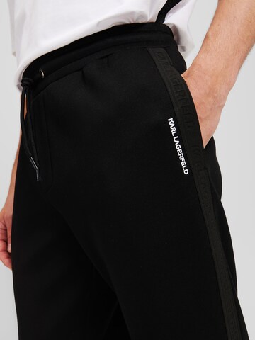 Karl Lagerfeld - Tapered Calças em preto