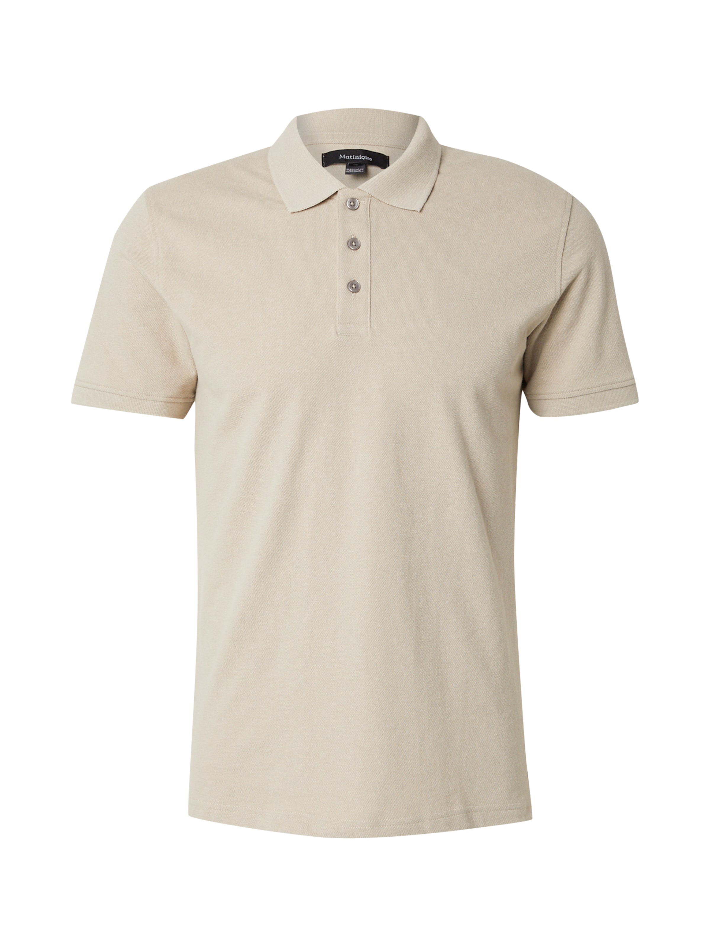 Matinique - Camisa 'Poleo' em bege: frente
