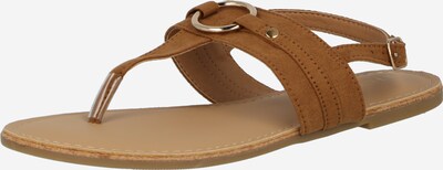 Hailys Zehentrenner 'Lisa' en cognac, Vue avec produit