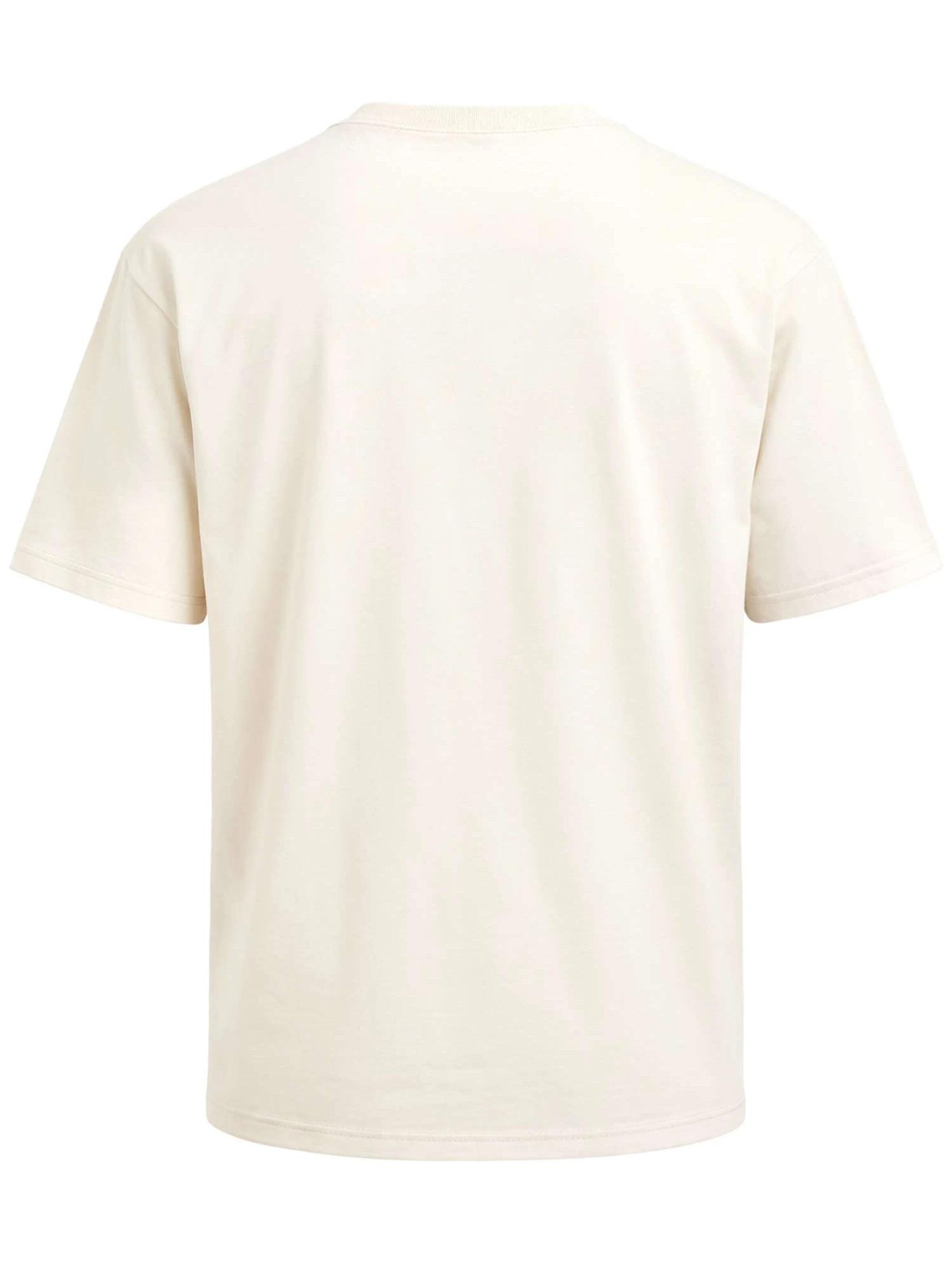 Neverless Shirt 'Palms Summer' in Beige