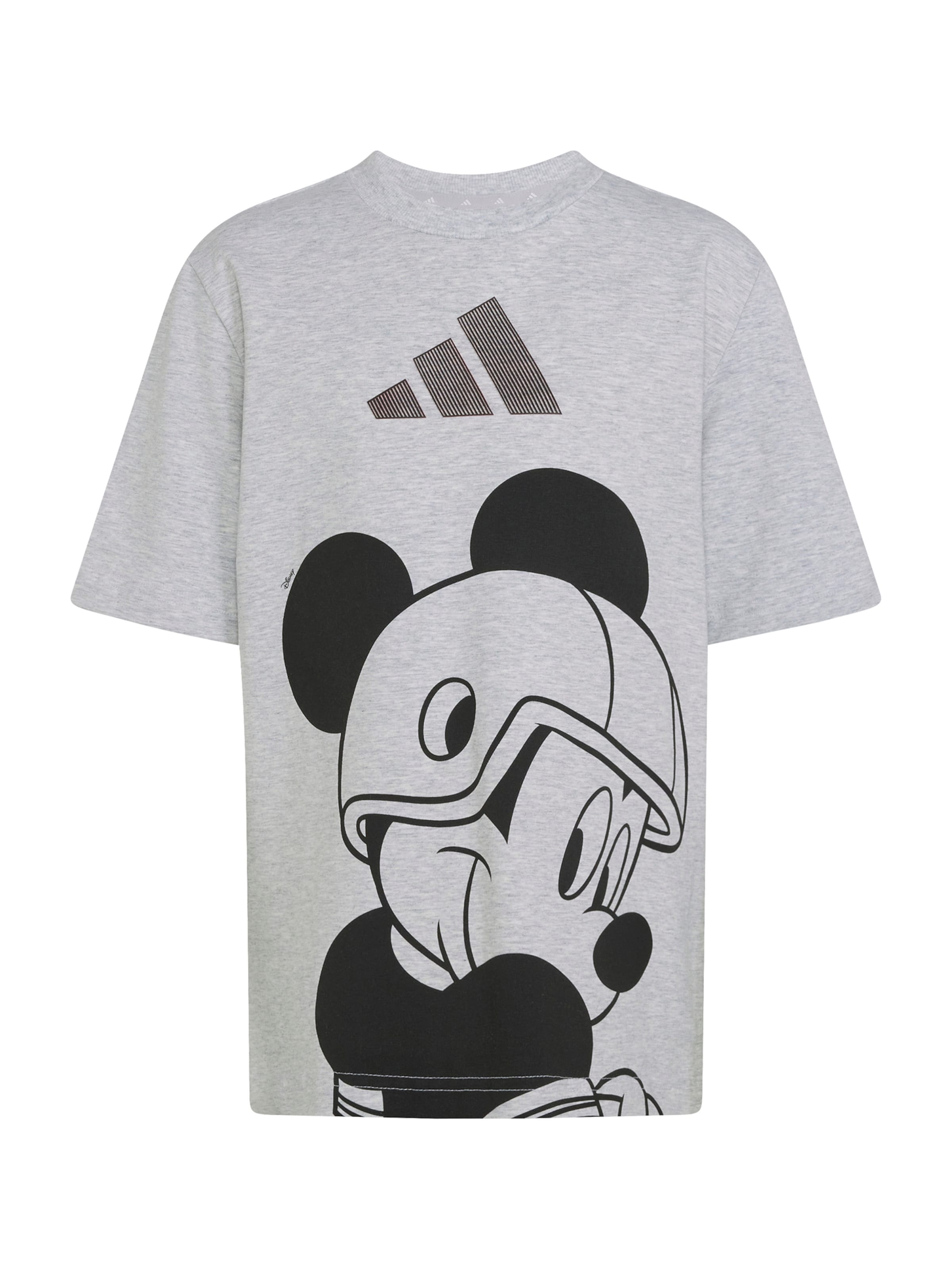 ADIDAS SPORTSWEAR Performance shirt 'Disney Micky Maus' in Grey: front