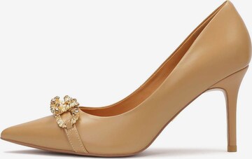 Kazar Pumps in Beige: voorkant