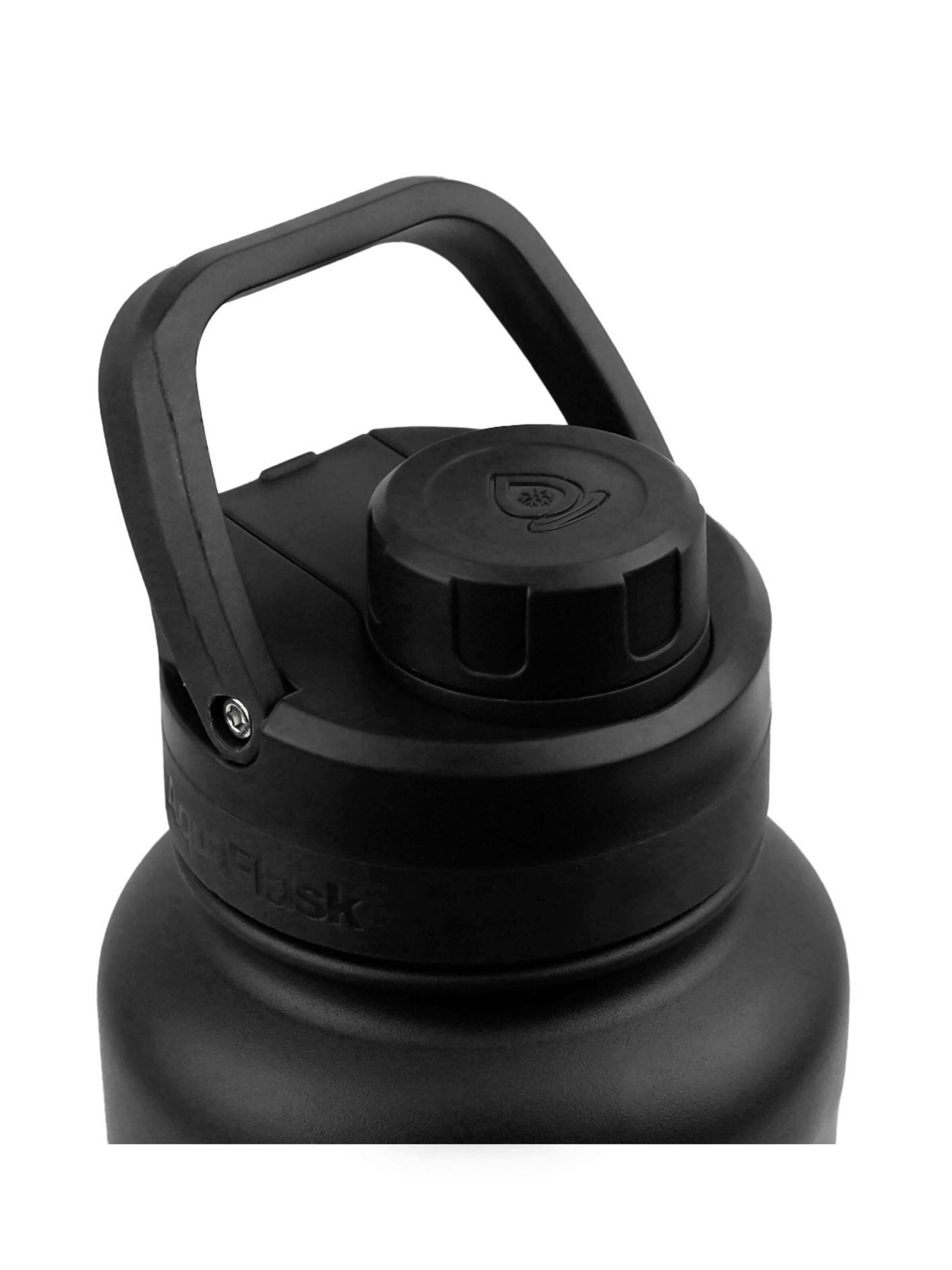 AquaFlask Láhev na vodu 'AquaFlask Termoláhev REGULAR+ 1,18l' – černá