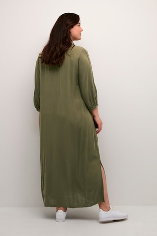 KAFFE CURVE Dress 'Mirline' in Green