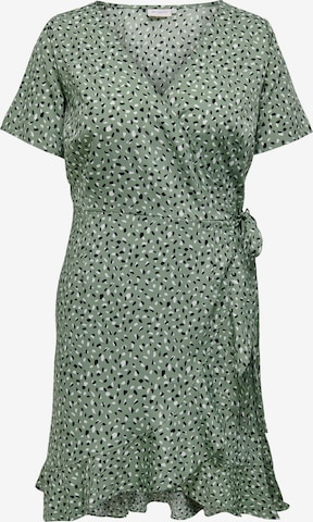 ONLY Carmakoma - Vestido 'Livia' en verde: frente