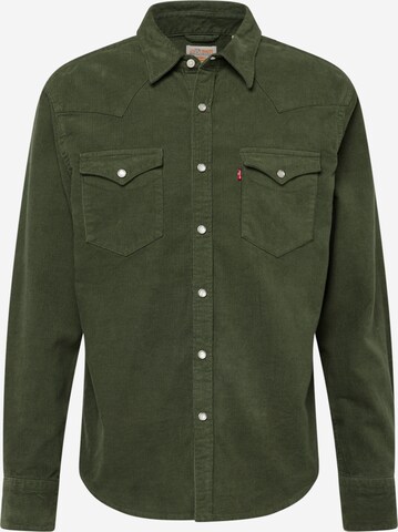 LEVI'S ® Button Up Shirt 'Barstow Western' in Green: front