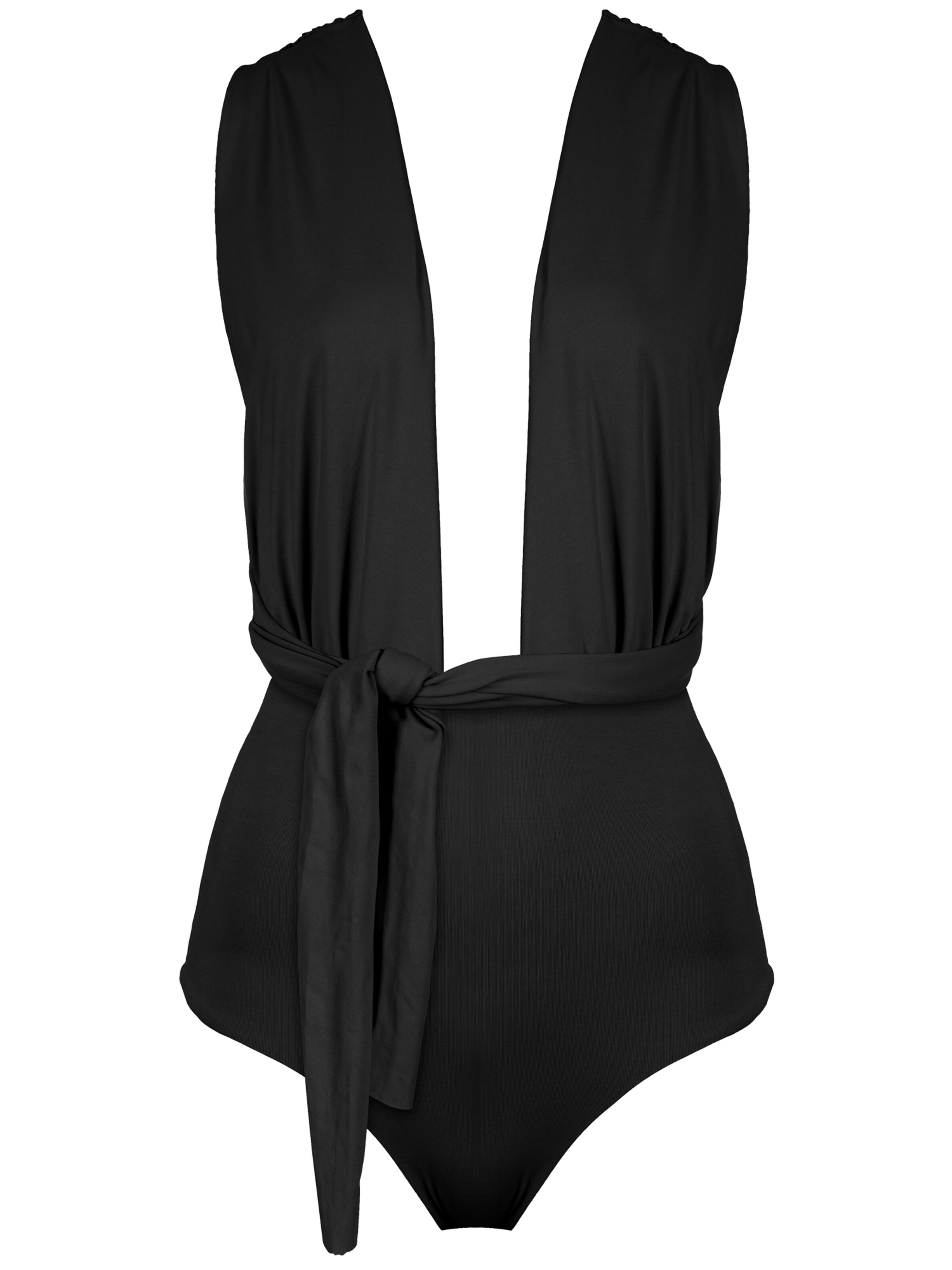 SEA ME SWIM Bandeau Badeanzug 'MALDIVES' in Schwarz: Vorderseite
