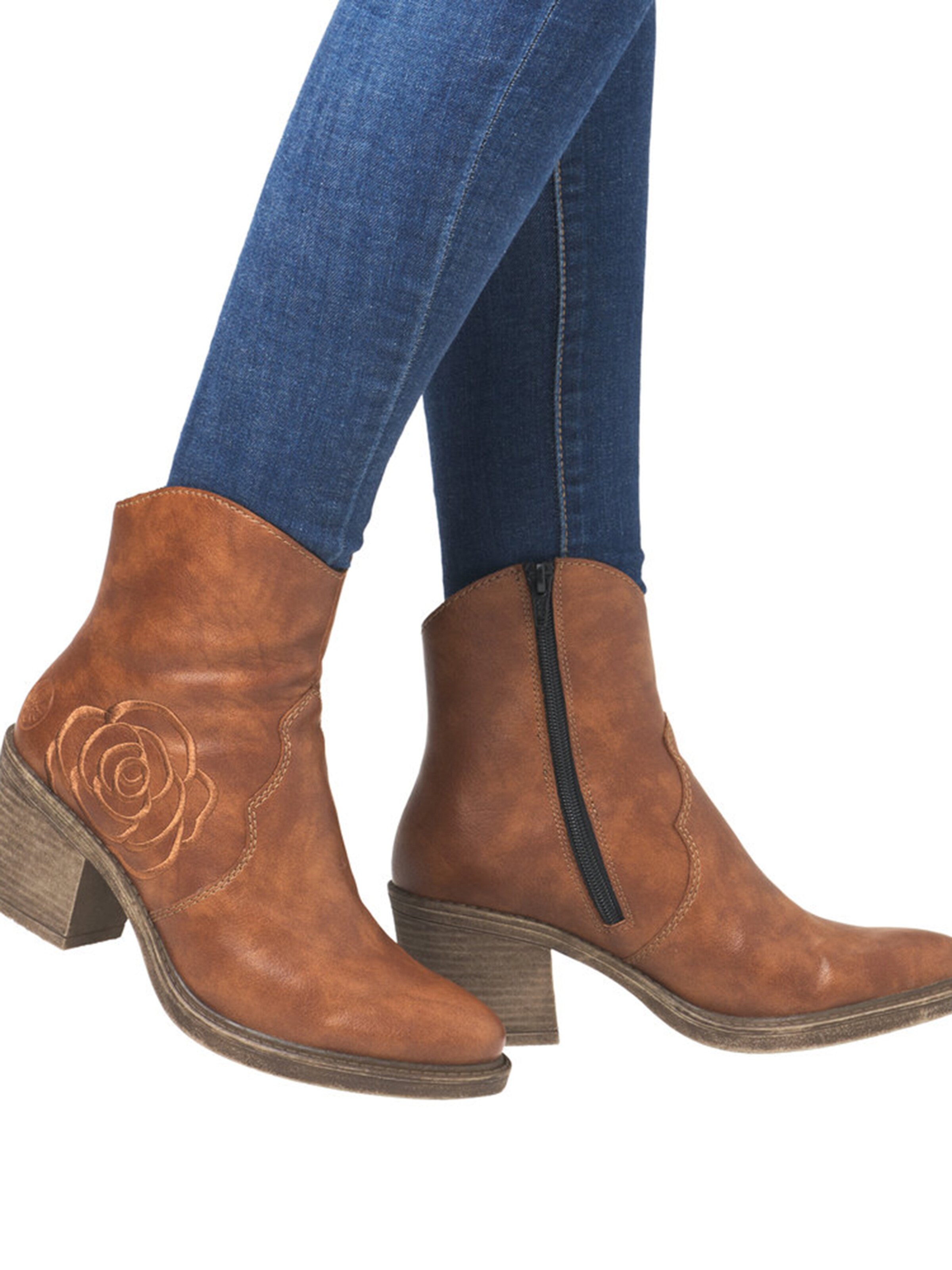 Bottines Rieker en marron