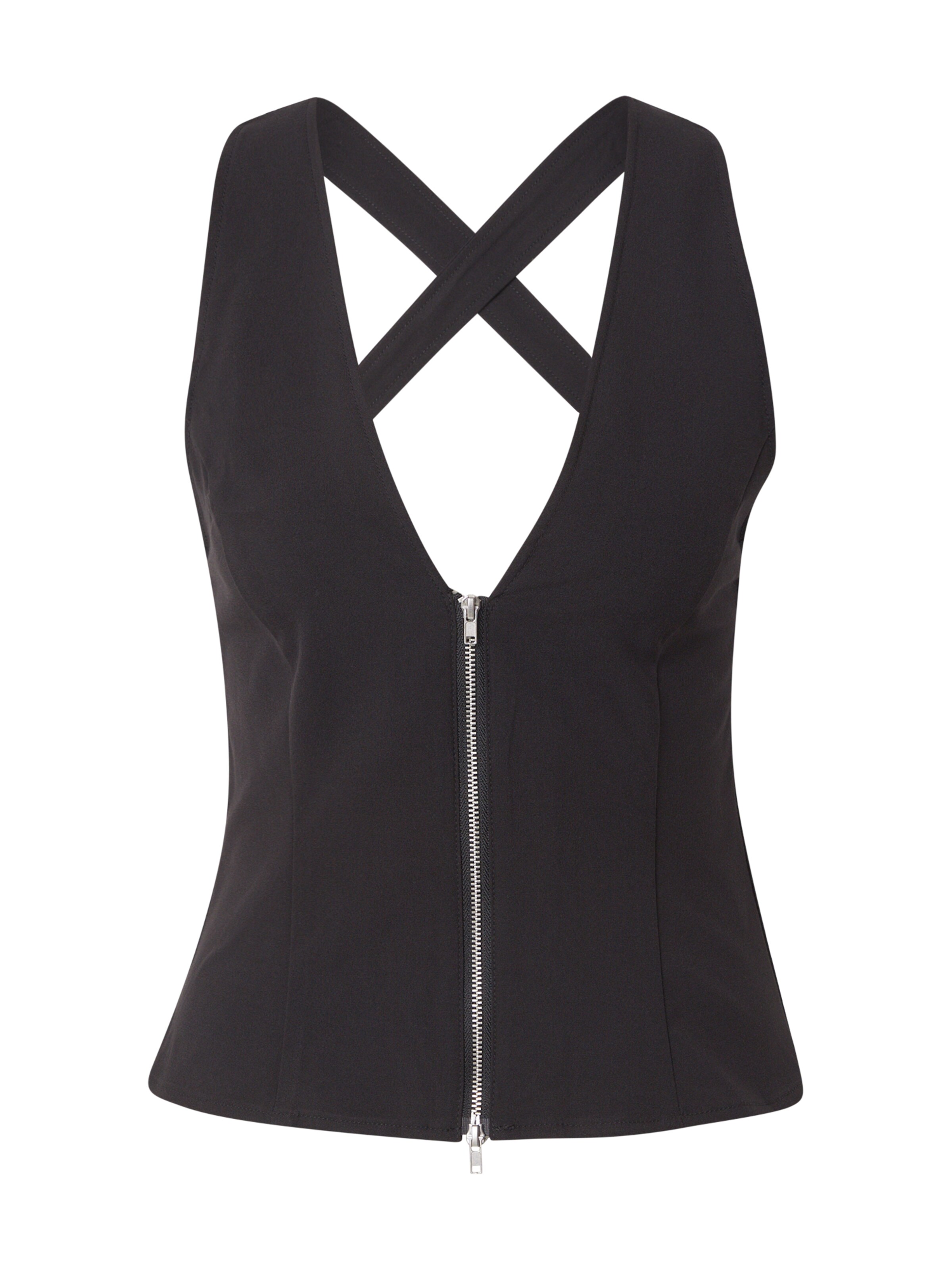 WEEKDAY - Top 'Belina' en negro: frente