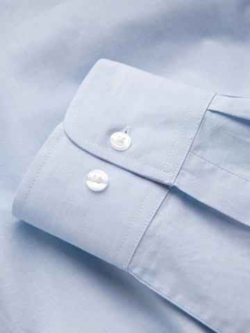 Ombre Regular fit Button Up Shirt in Blue