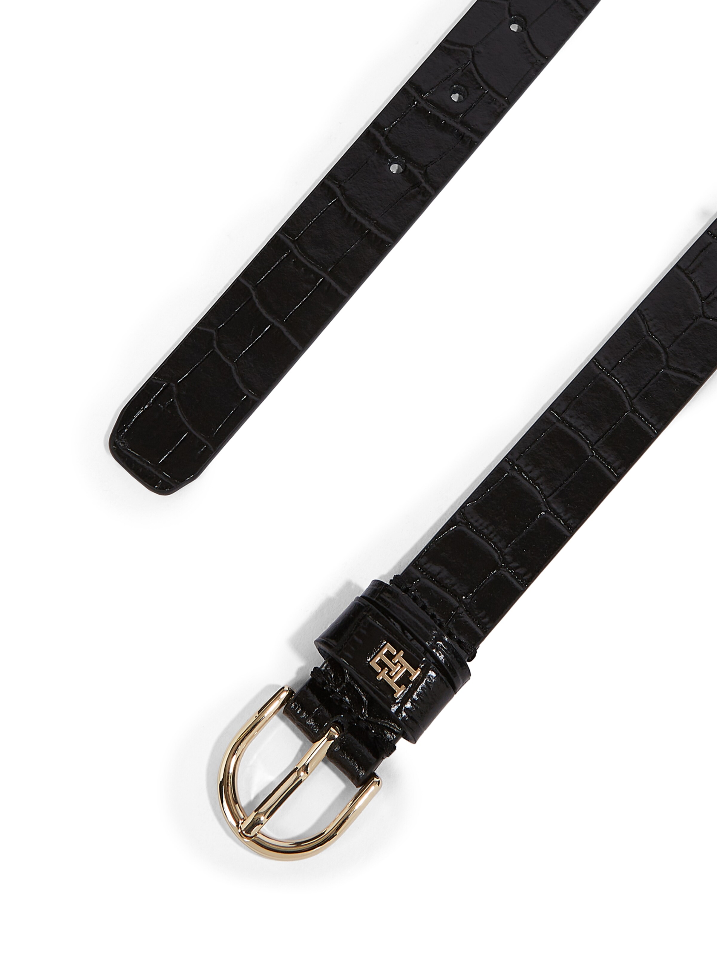 TOMMY HILFIGER Bälte 'ESSENTIAL EFFORTLESS' i svart