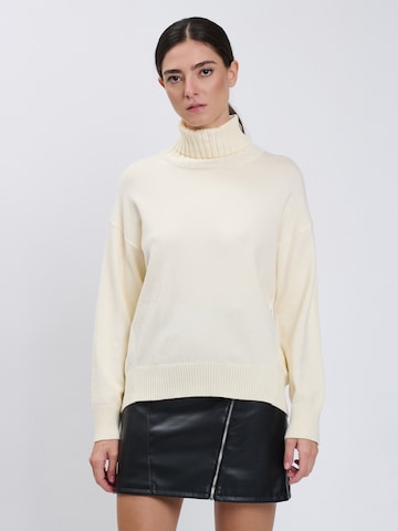 Influencer - Jersey en beige: frente