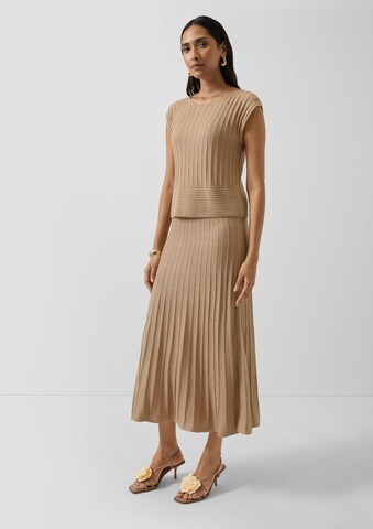 Robes en maille s.Oliver en beige