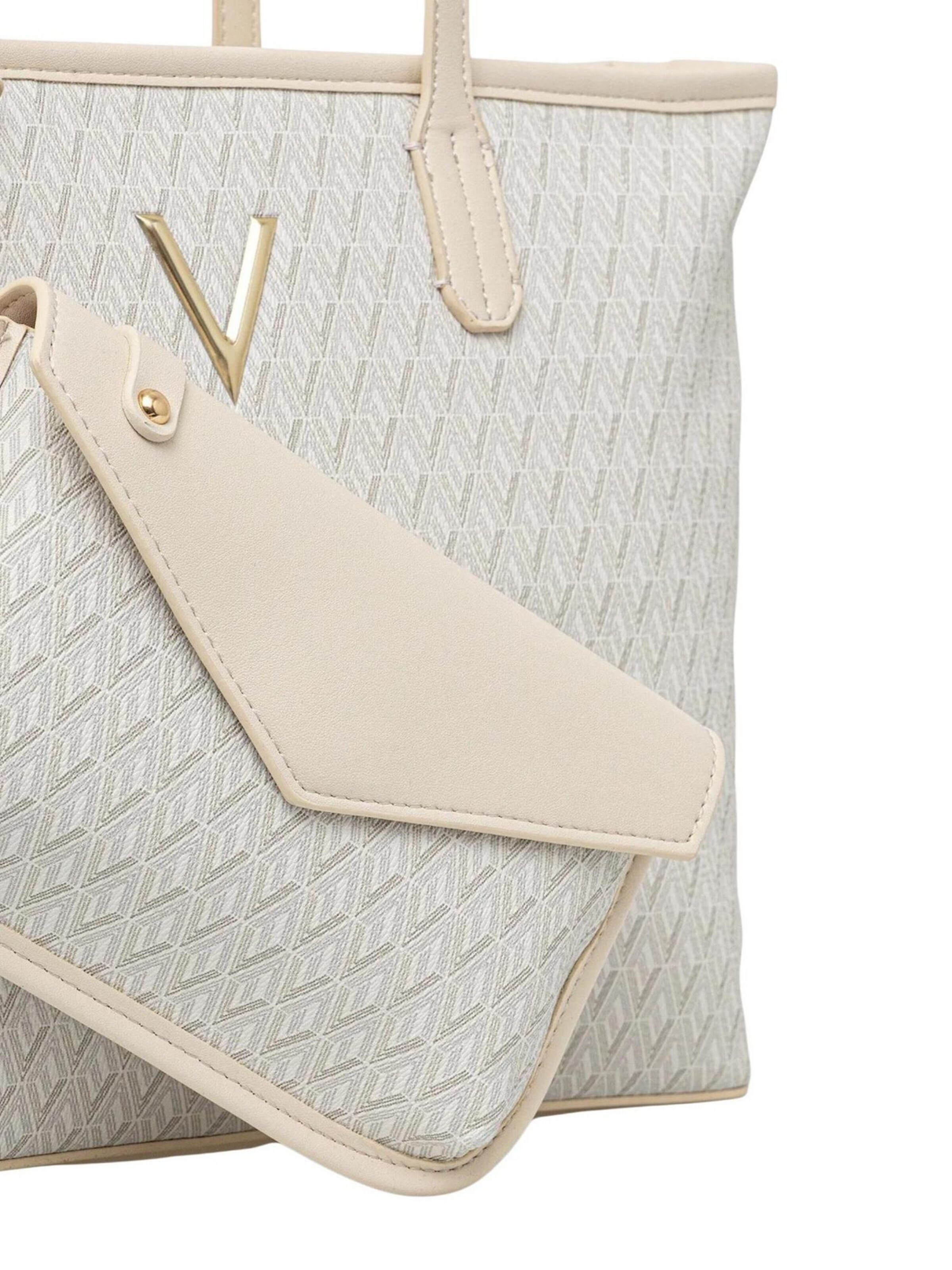 VALENTINO - Bolso de hombro 'SHOPPING QUEEN RE VBS9OX01' en beige