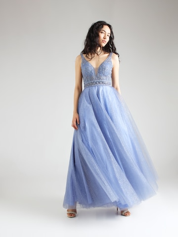 Robe de soirée LUXUAR en bleu