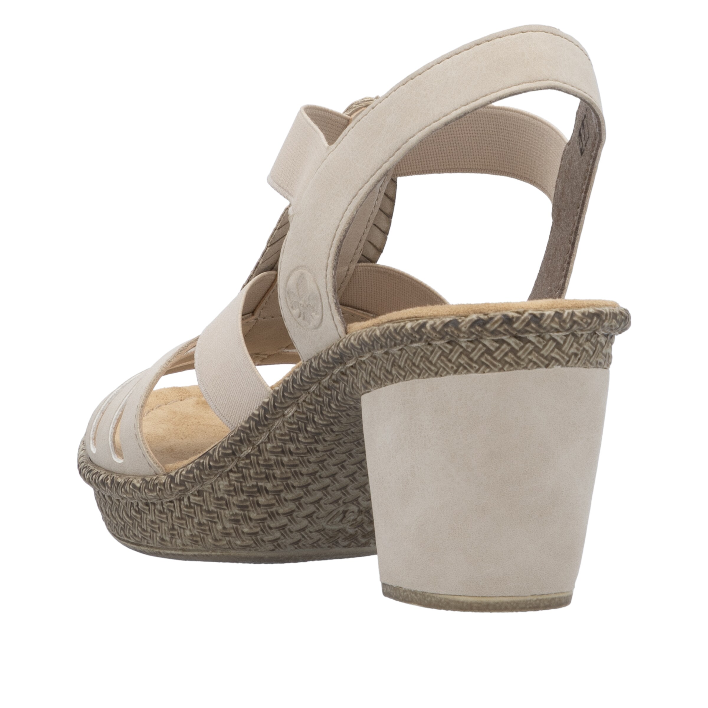 Rieker Strap Sandals in Beige