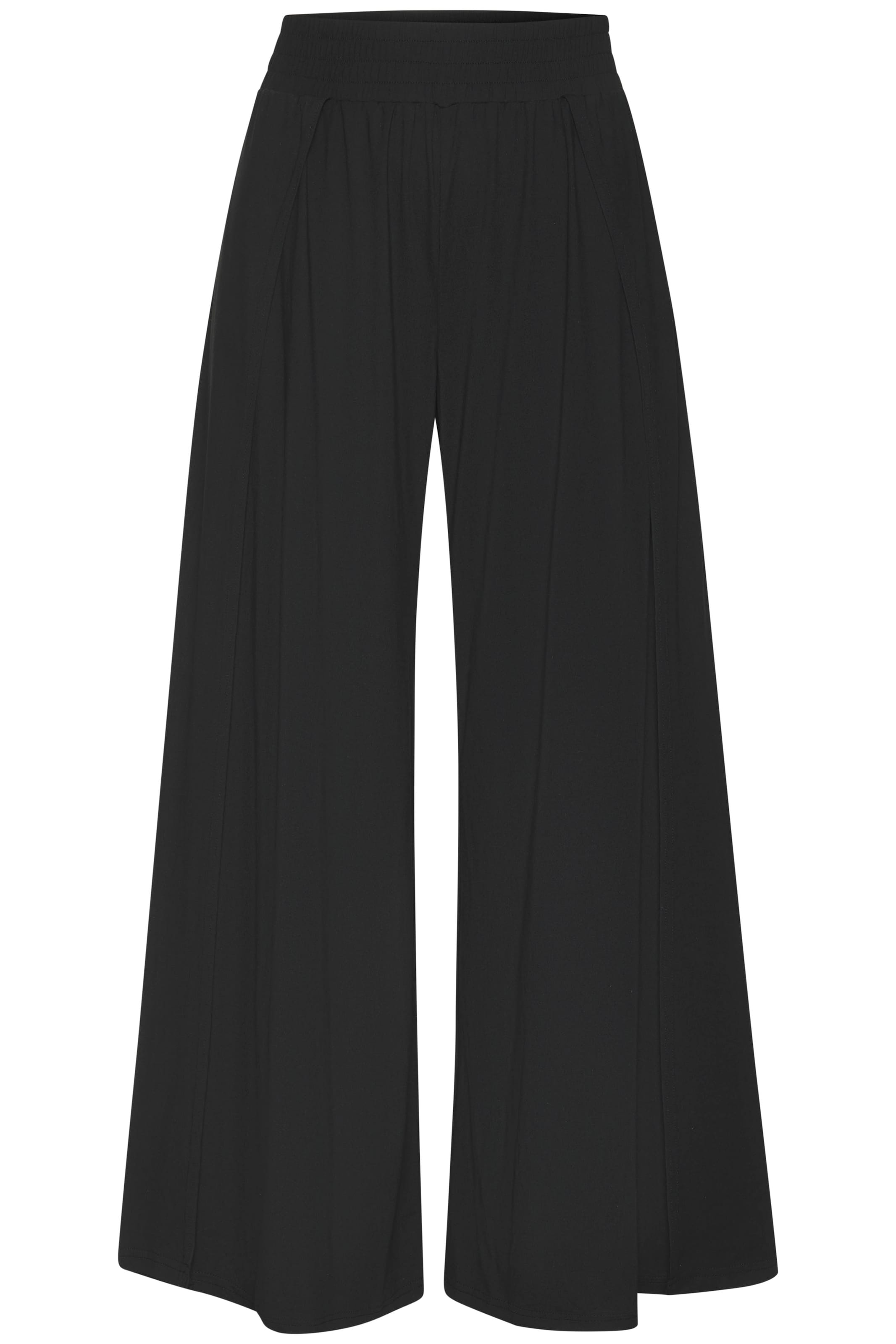 LASCANA Wide Leg Haremshose in Schwarz: Vorderseite