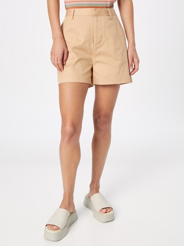 SCOTCH & SODA Regular Chino trousers in Beige: front