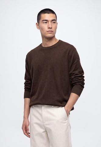 s.Oliver Men Big Sizes Свитер в Коричневый