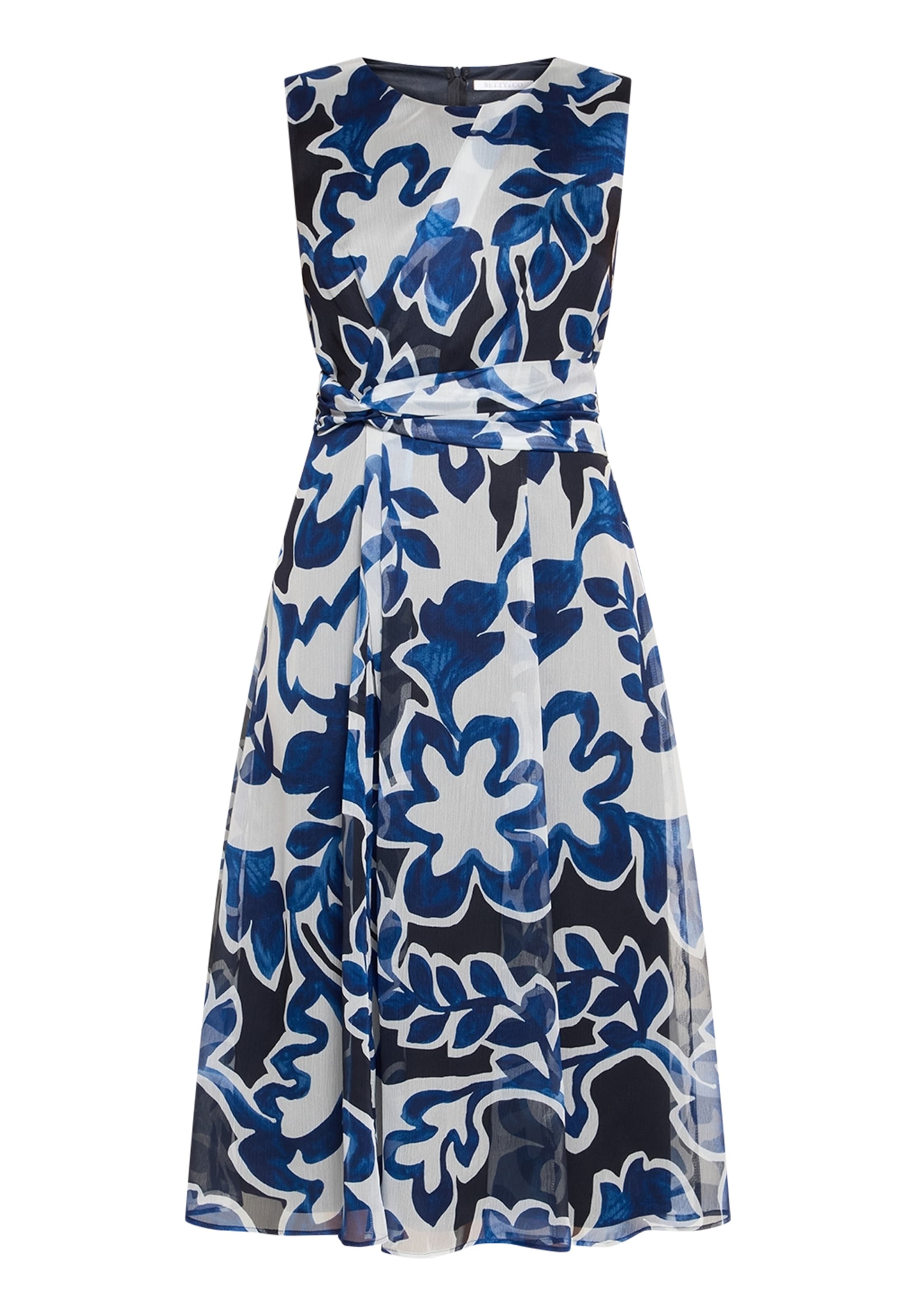 Betty & Co Sommerkleid in Blau: Vorderseite