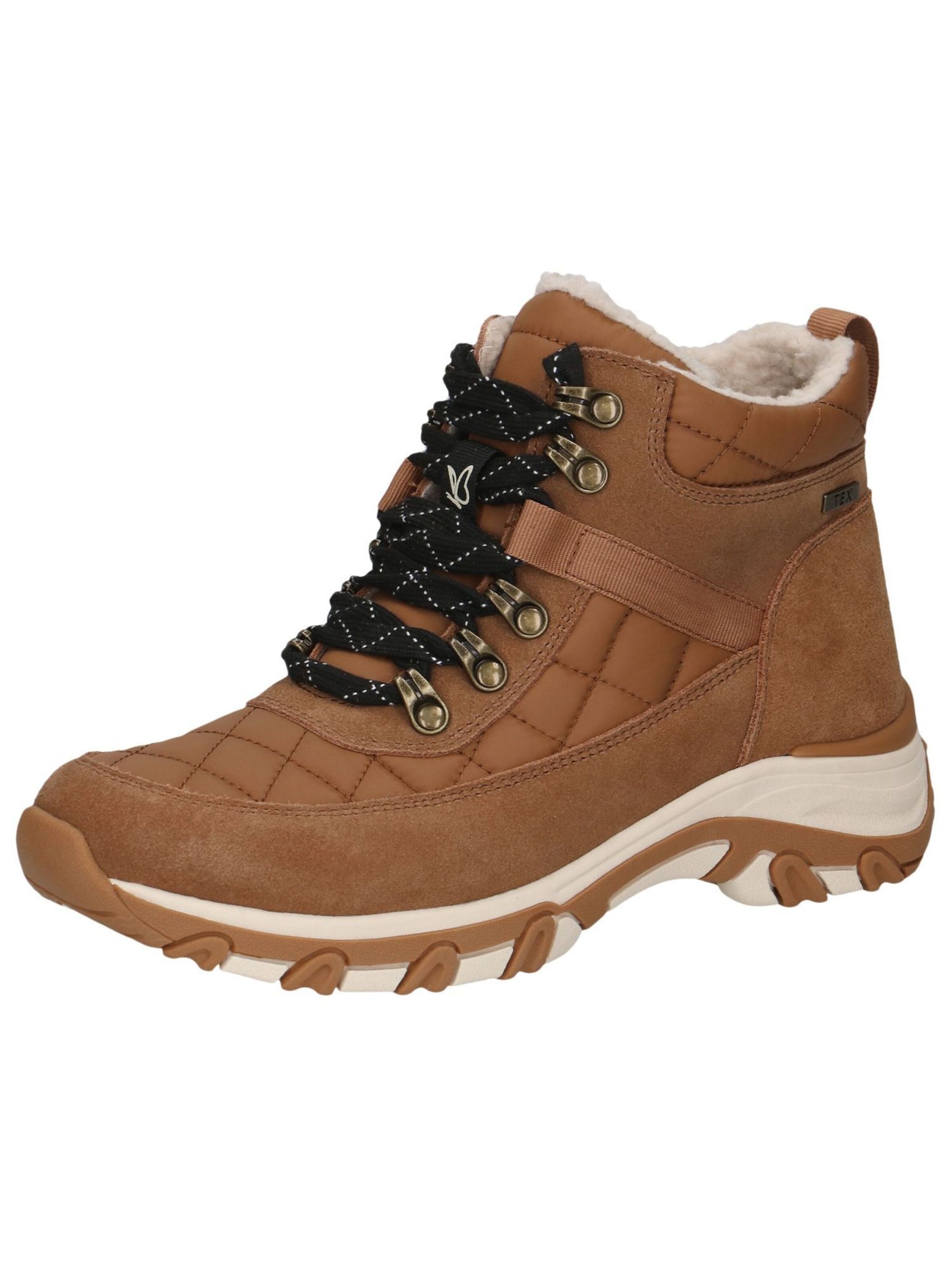 CAPRICE Schnürstiefelette in Braun