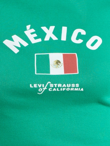 LEVI'S ® Tričko 'MINI RINGER X USA RETRO' - Zelená