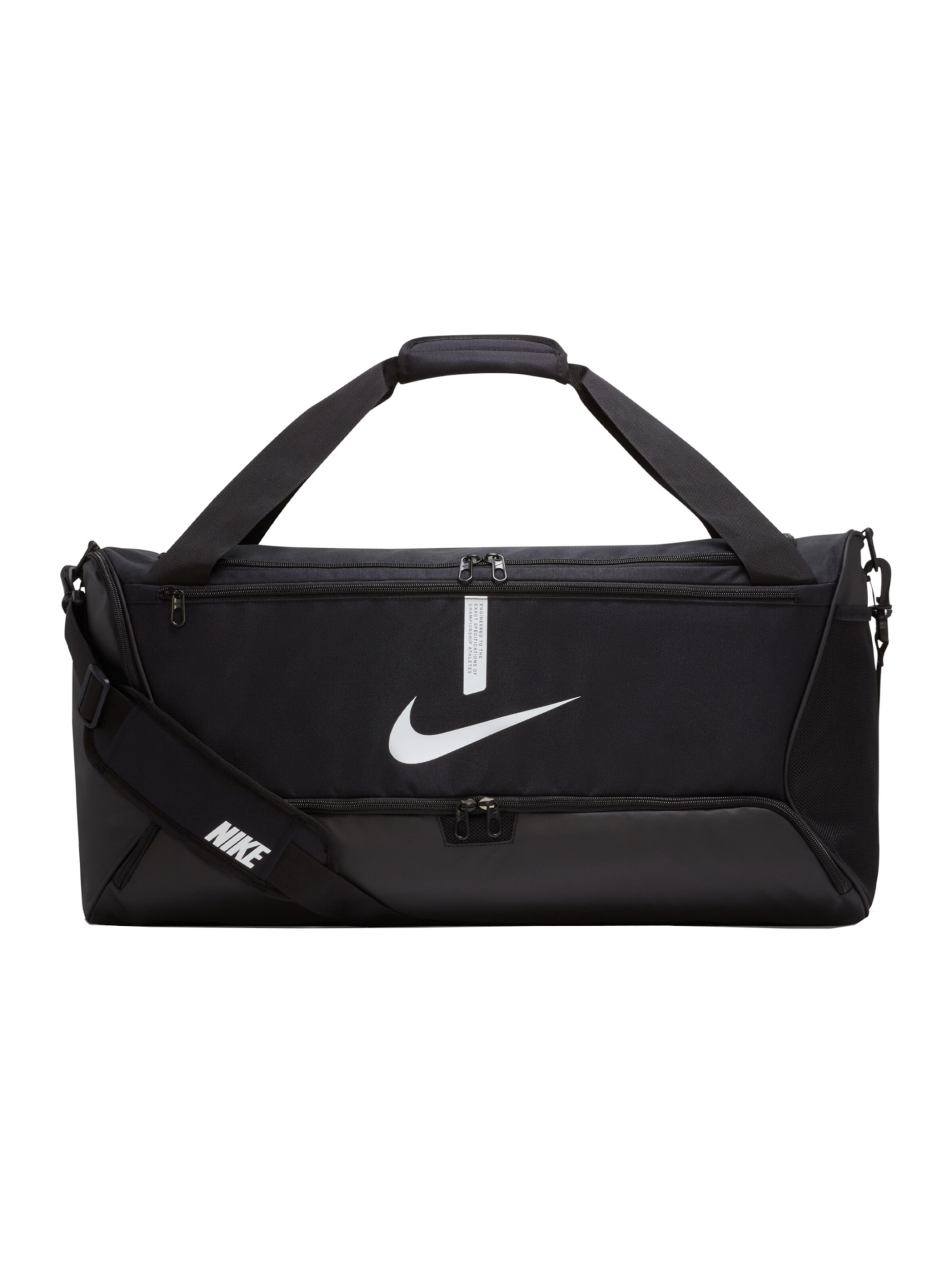 NIKE Sporttasche 'Academy' in Schwarz: Vorderseite