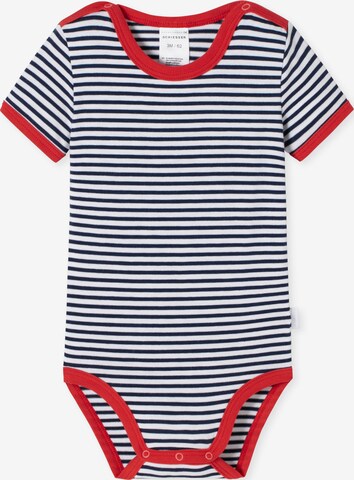 SCHIESSER Romper/Bodysuit ' Bamboo ' in Blue: front