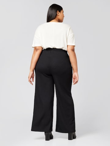 Guido Maria Kretschmer Curvy Loose fit Pants 'Ines' in Black: back