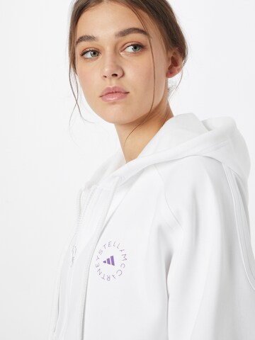 ADIDAS BY STELLA MCCARTNEY Athletic Zip-Up Hoodie in White