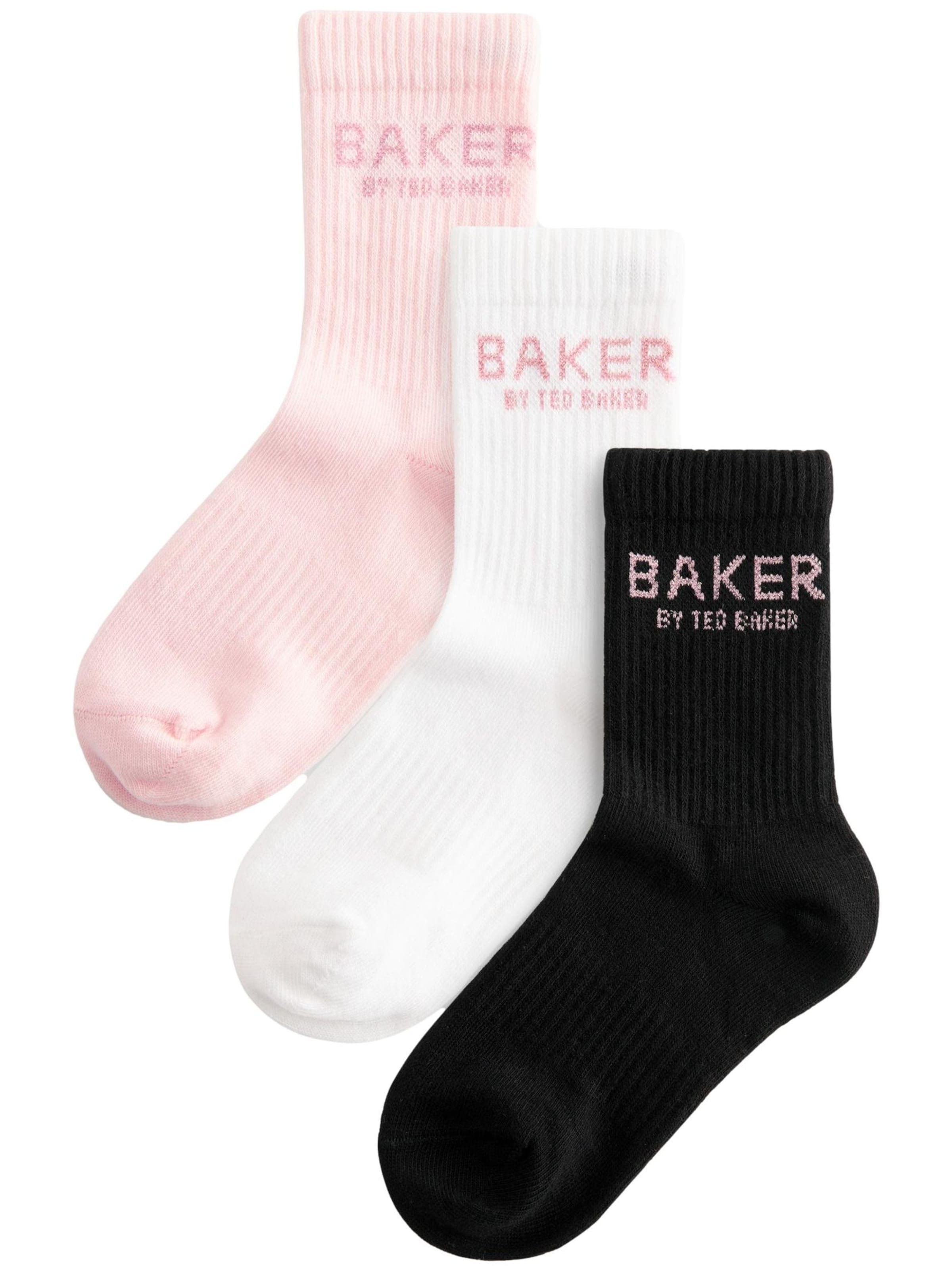 Baker by Ted Baker Socks in Pink: front