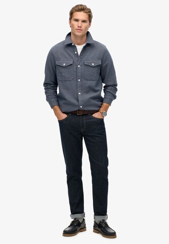 Coupe regular Chemise Superdry & Co en bleu