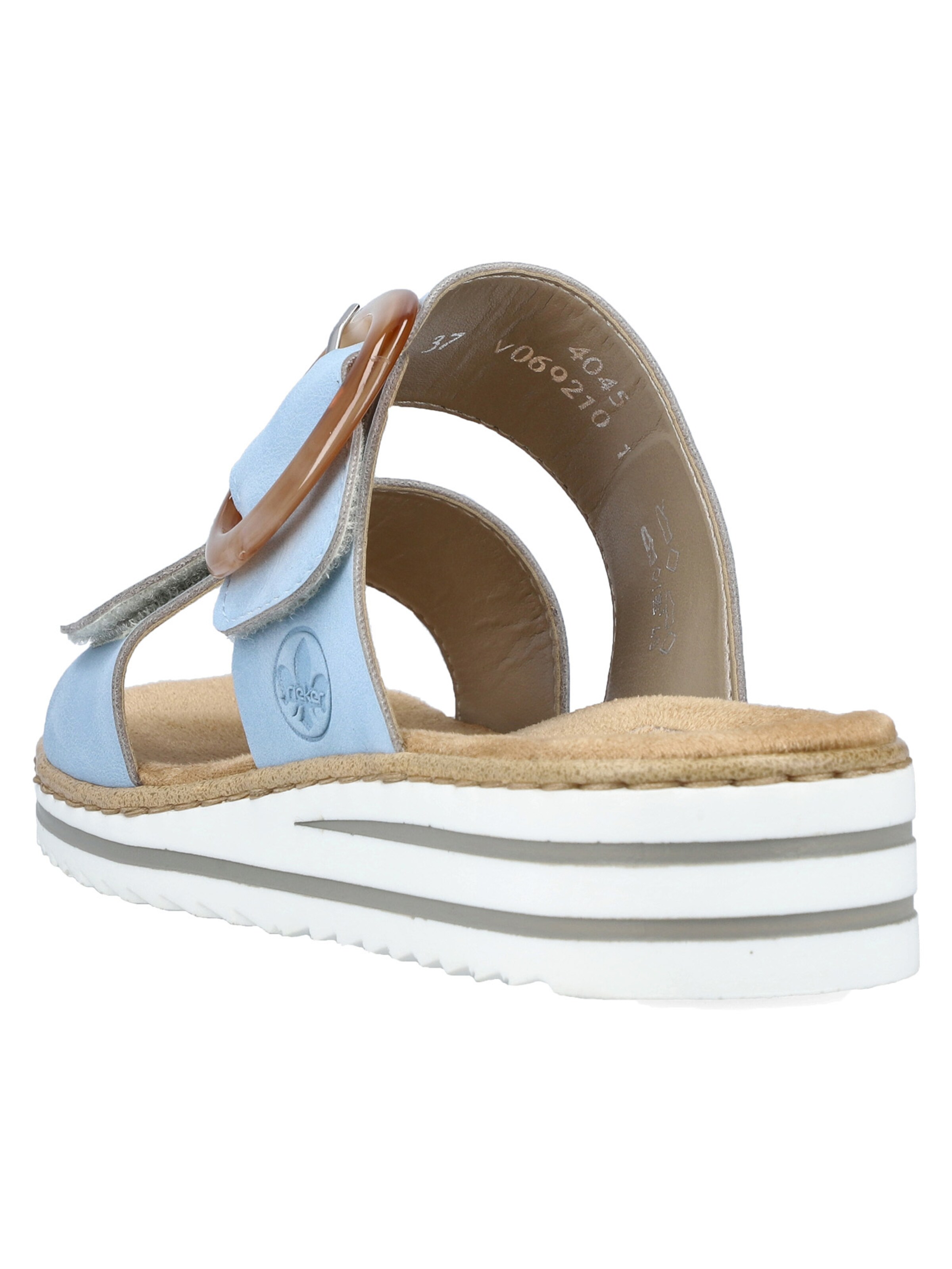 Rieker Muiltjes 'Comfort' in Blauw