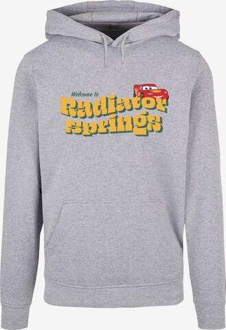 ABSOLUTE CULT Sweatshirt 'Cars - Welcome To Radiator Springs' in Grijs: voorkant