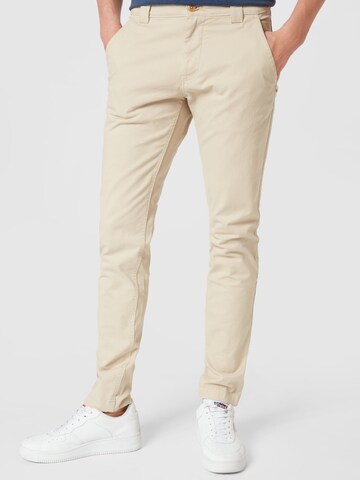 Tommy Jeans Chino 'Scanton' in Beige: voorkant