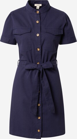 Robe-chemise Oasis en bleu : devant