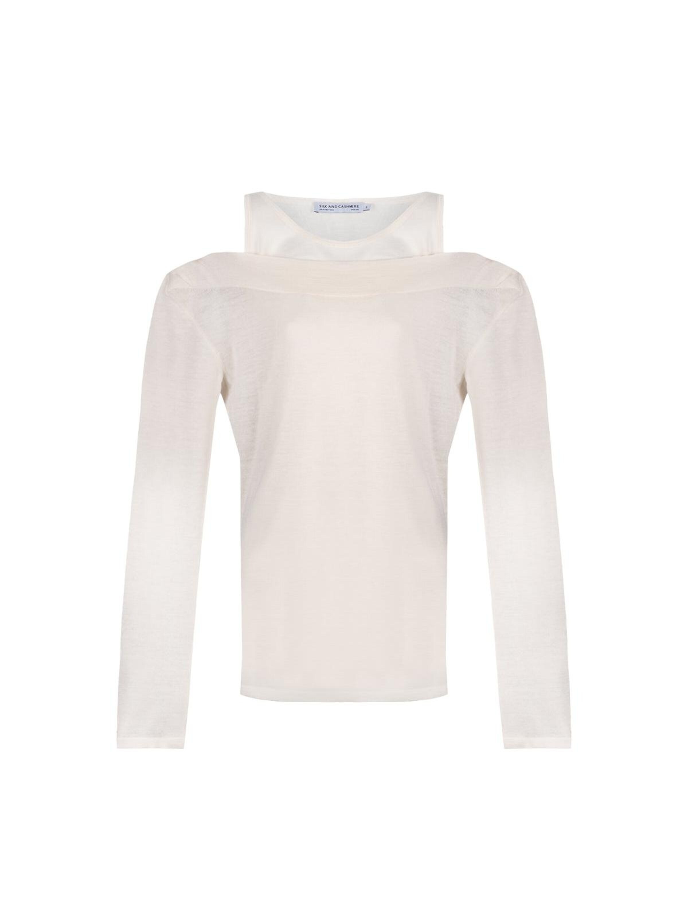 Chemisier SILK & CASHMERE en blanc