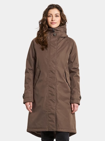 Parka mi-saison 'Luna' Didriksons en marron : devant