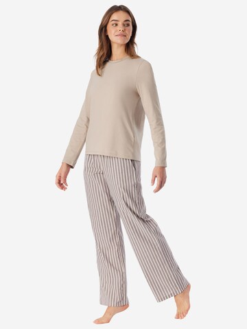 Chemise de nuit ' Mix & Relax ' SCHIESSER en beige