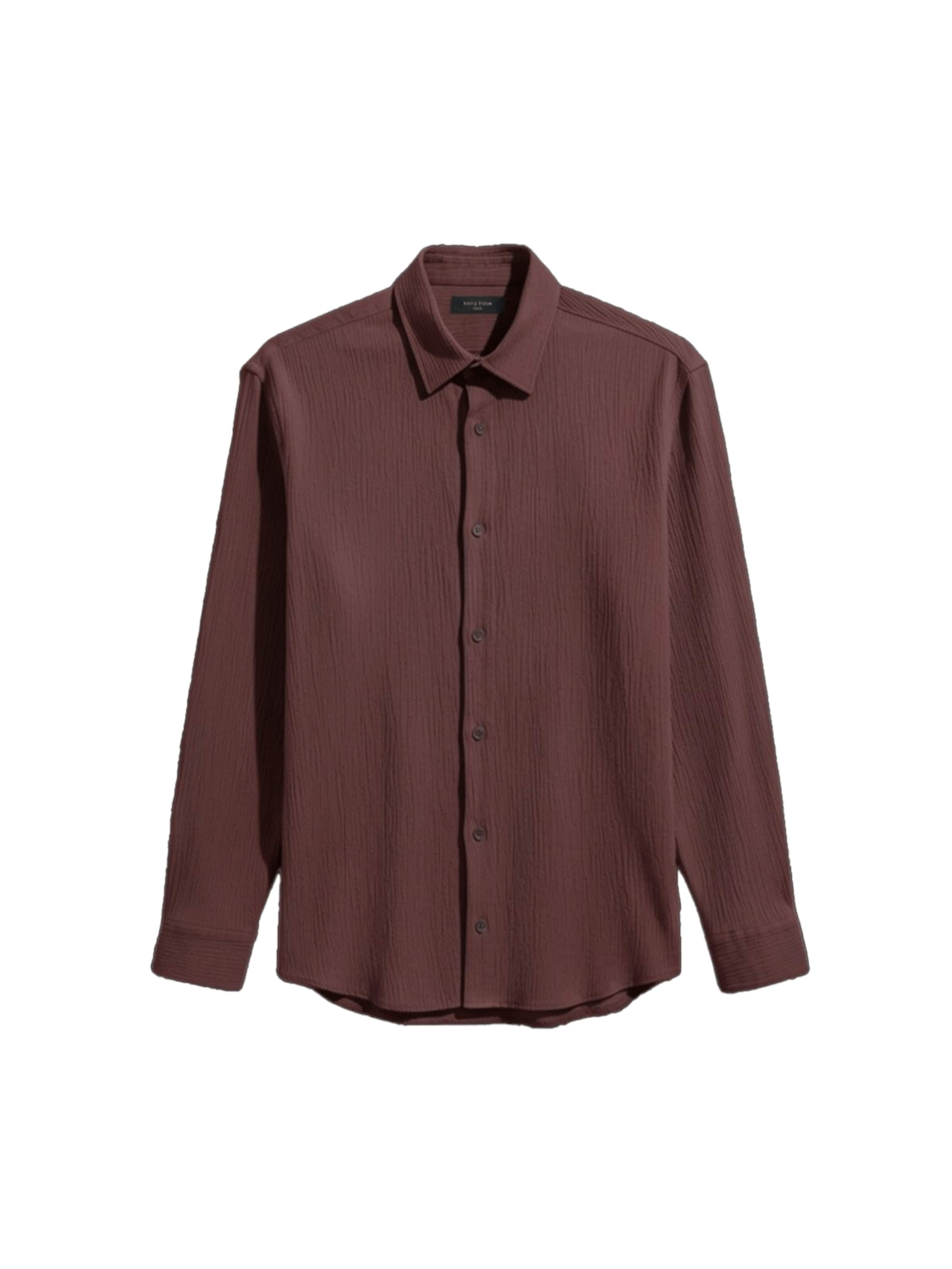 Camicia 'Regular' Kleidermafia di colore marrone, Visualizzazione prodotti