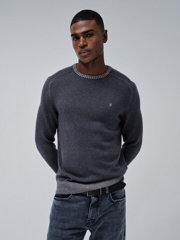 Salsa Jeans Pullover in Grau: Vorderseite
